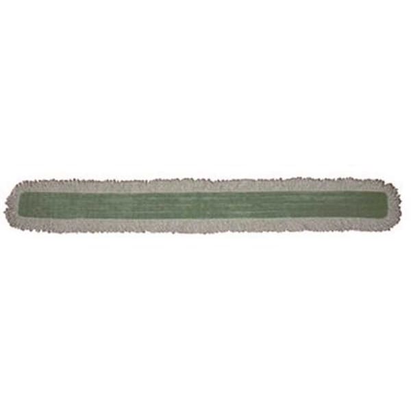 60 in. Green Microfiber Dust Mop with Fringe, 3PK